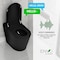 Anzzi Echo Elongated Smart Toilet Bidet in Matte Black with Auto Open, Auto Flush, Voice and Wifi Controls TL-ST950WIFI-MB - alternate 3
